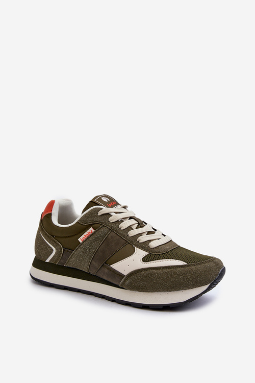 Męskie Sneakersy INBLU IU000005 Ciemnozielone