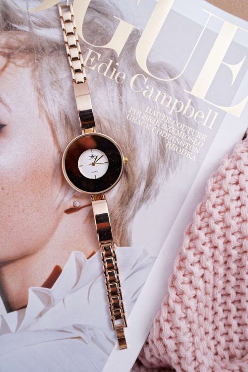 Damski Zegarek Michael John Złoty Strato