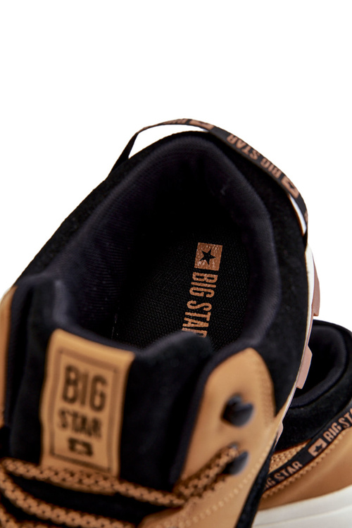 Męskie Buty Sportowe Trapery Big Star KK174242 Camel