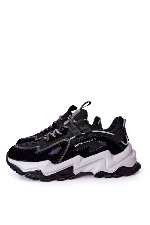 Męskie Sportowe Buty Sneakersy Big Star II174044 Czarne