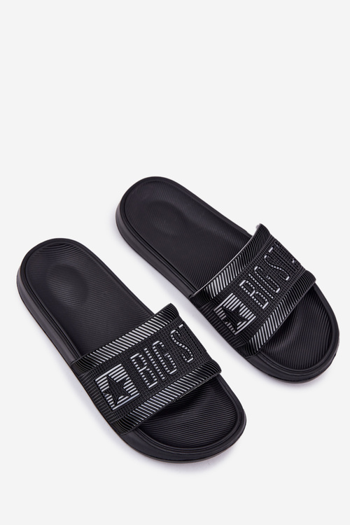 Męskie Klapki Big Star RR174A053 Czarne