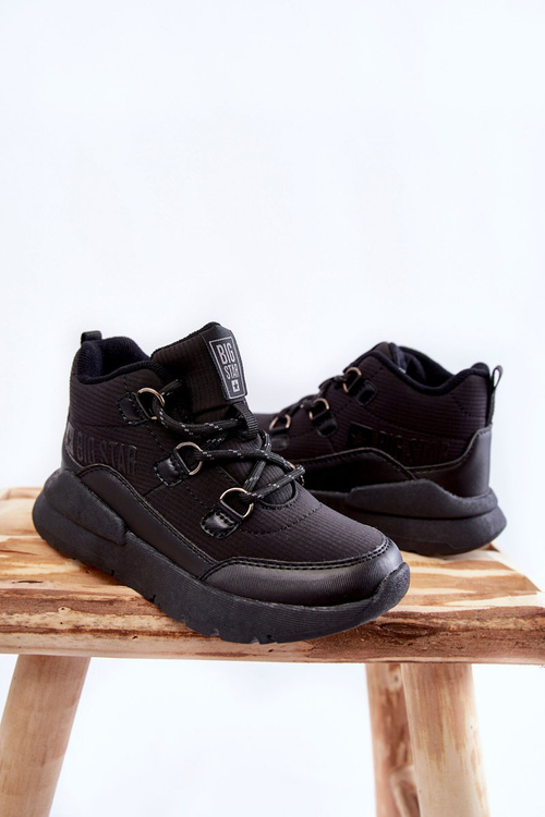 Dziecięce Botki Memory Foam Big Star KK374119 Czarne