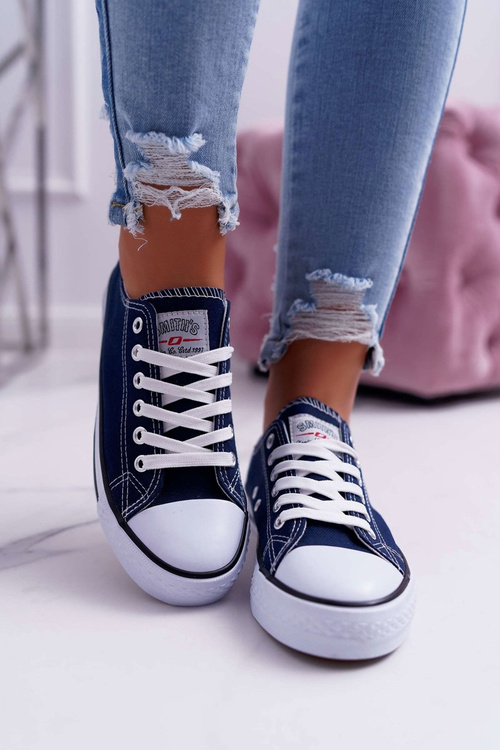 Trampki Damskie Niskie Smith's Granatowe