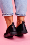 Damskie Tenisówki Slip-on Czarne Big Star FF274A609