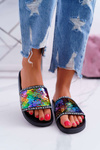 Damskie Klapki Multi Opalizujące Nice