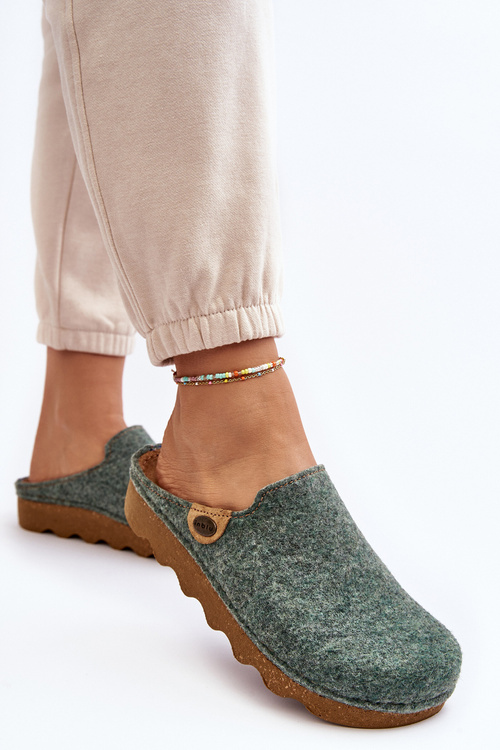 Obuwie Domowe Kapcie Damskie Profilaktyczne Inblu DK000011 Zielone