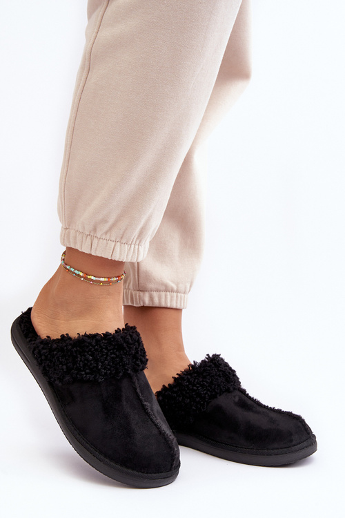 Ocieplane Kapcie Damskie Inblu EK000010 Czarne