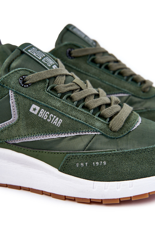 Męskie Sportowe Buty Big Star KK174020 Zielone