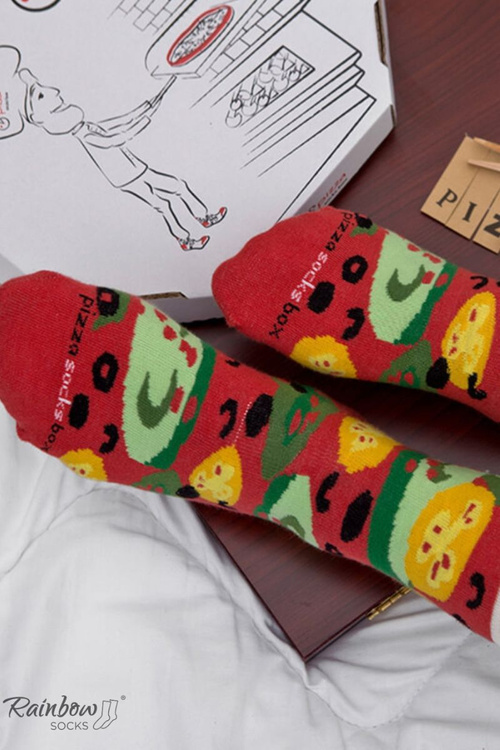 Skarpetki Rainbow Socks 1 Para Pizza Wegetariańska
