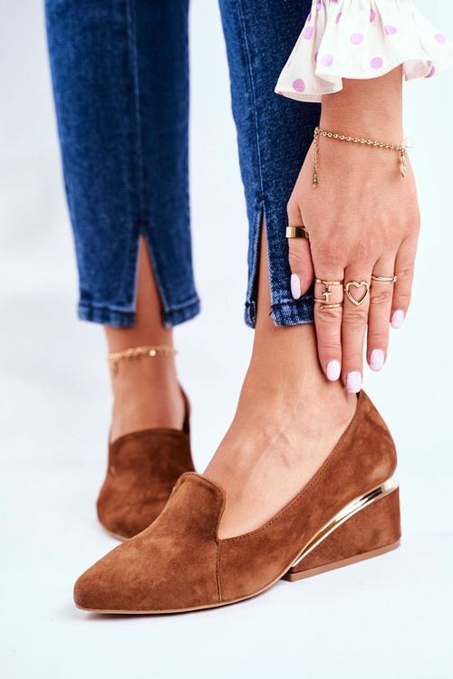 Damskie Półbuty Exquisite Brązowe 1205