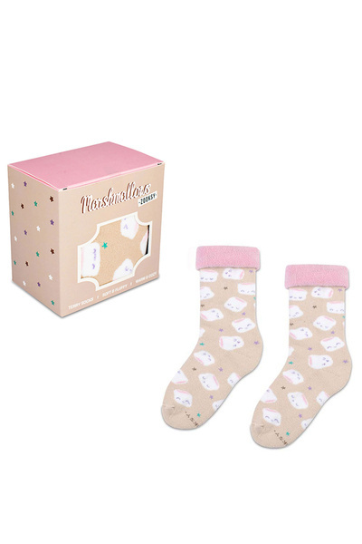 Dziecięce Skarpetki Zooksy Frotte Warm Winter Marshmallows
