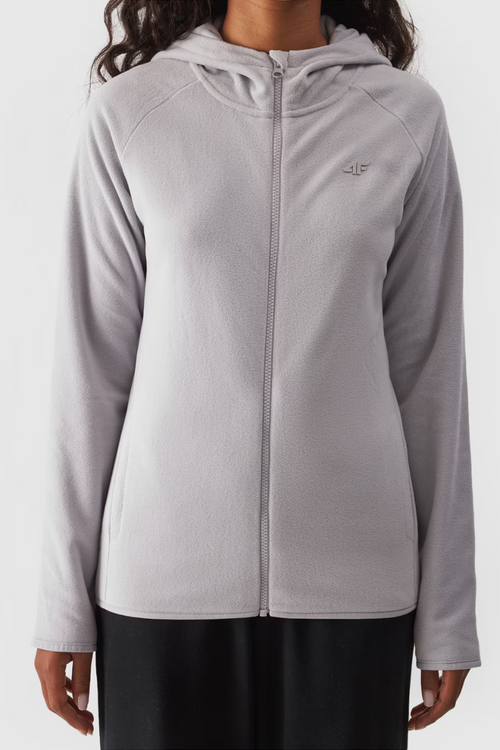 Polar Z Kapturem Regular Damski 4F 4FWMM00TFLEF291-25S Szary