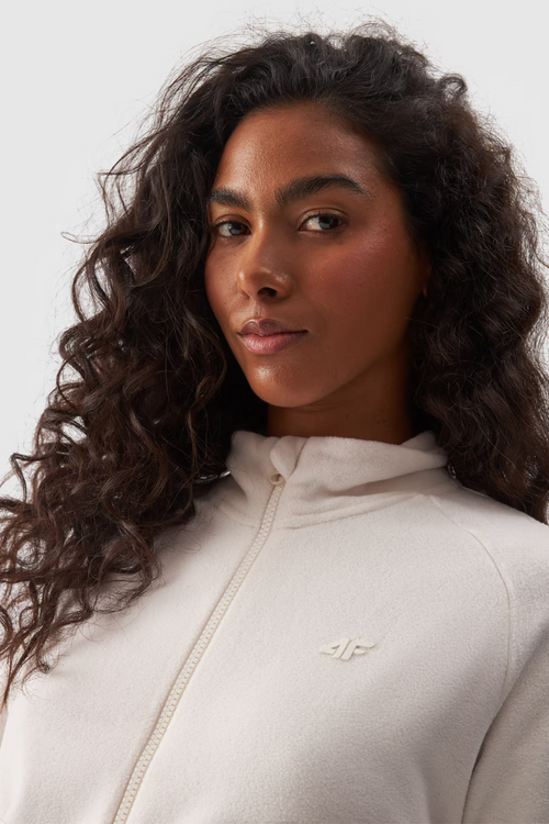 Polar Damski Regular Ze Stójką 4F 4FWMM00TFLEF294-12S Kremowy