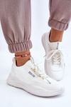 Damskie Sneakersy Memory Foam System Big Star LL274417 Białe
