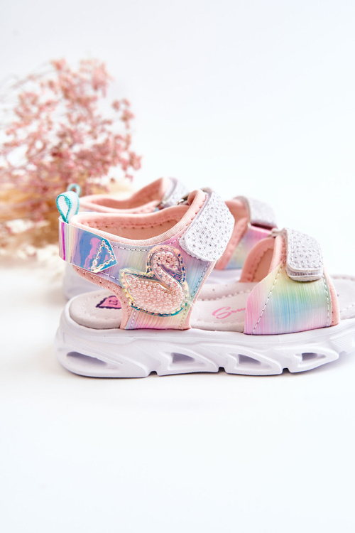 Dziecięce Klasyczne Sandały Na Rzepy Multikolor Darrin