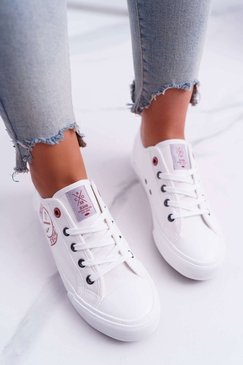 Damskie Trampki Cross Jeans Białe DD2R4068