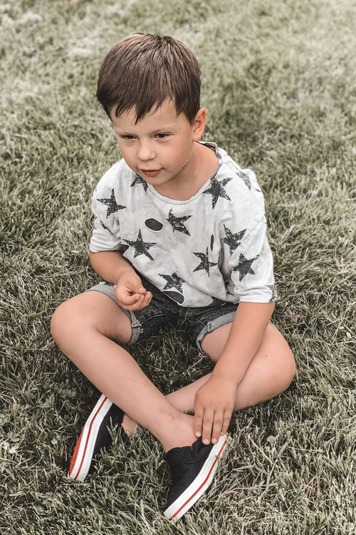 Dziecięce Wsuwane Tenisówki Slip-On Big Star HH374013 Czarne