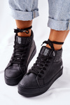 Wysokie Ocieplane Trampki Big Star II274147 Czarne