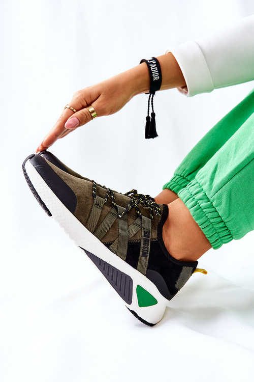 Sportowe Buty Memory Foam Big Star II274308 Khaki