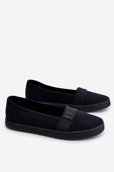 Damskie Wsuwane Tenisówki Big Star LL274200 Czarne