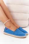 Espadryle Na Plecionej Podeszwie Big Star DD274A152 Niebieskie