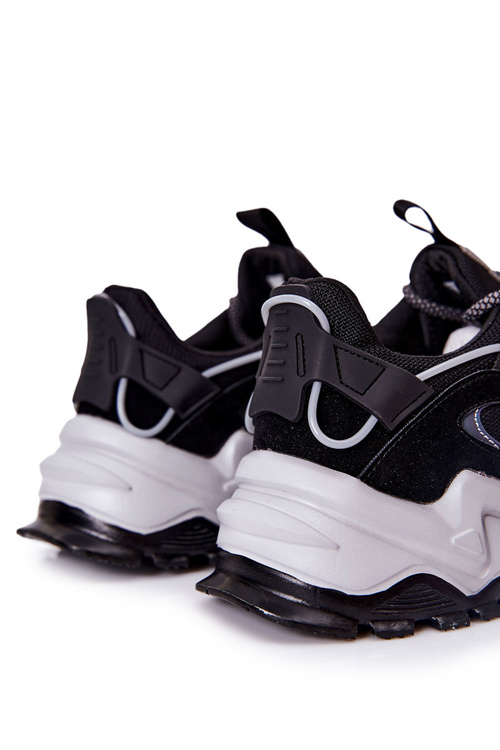 Męskie Sportowe Buty Sneakersy Big Star II174044 Czarne