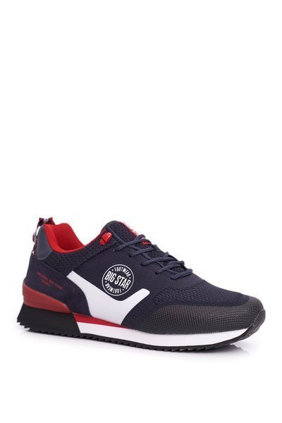 Sportowe Męskie Buty Big Star Granatowe FF174205