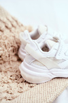Sportowe Buty Dziecięce Młodzieżowe Białe ABCKIDS B933204077