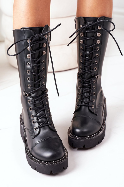 Ocieplane Kozaki Glany Big Star II274115 Czarne