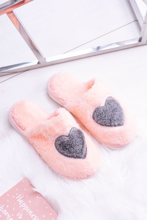 Damskie Papcie Ciepłe Różowe Miękkie Kapcie