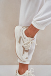 Buty Sportowe Damskie Big Star NN274A096 HI-POLY SYSTEM Beżowe