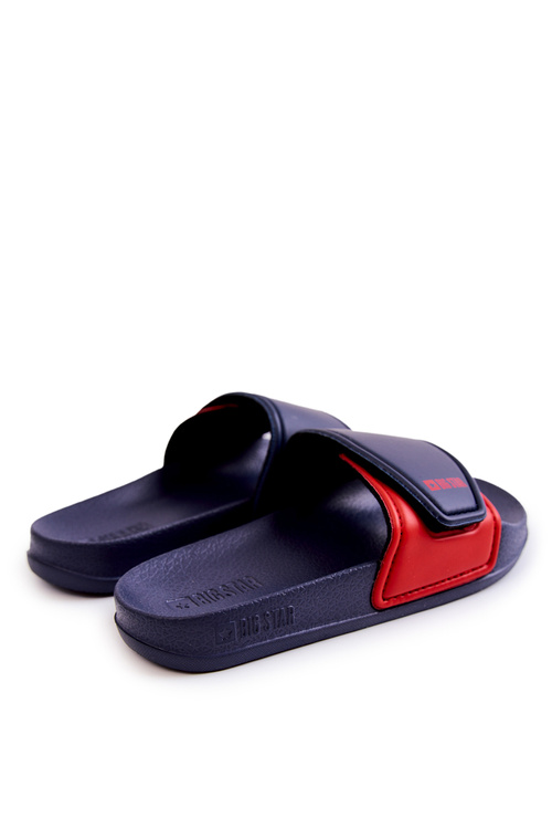 Lekkie Klapki Dziecięce Big Star JJ374351 Granatowe