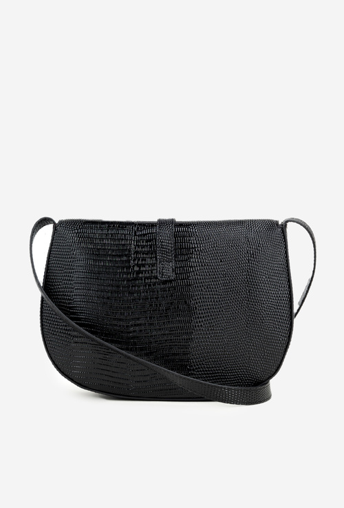 Torebka Listonoszka Z Drobnym Tłoczeniem NOBO BAG5780-M20 Czarna