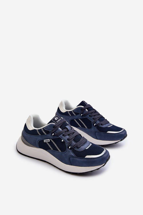 Sneakersy Buty Sportowe Męskie INBLU IU000006 Granatowe
