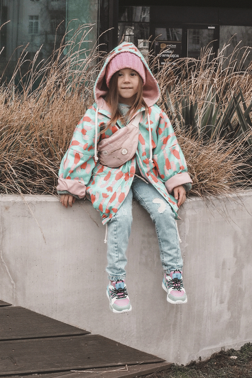 Dziecięce Buty Sportowe Memory Foam System Big Star LL374219 Różowo-Zielone