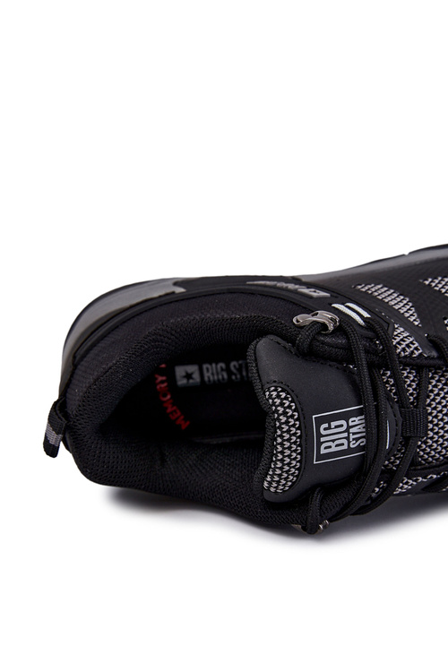 Męskie Buty Sportowe Trapery Memory Foam Big Star KK174105 Czarne