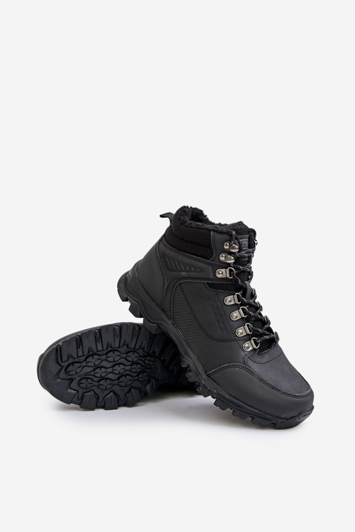 Ocieplane Buty Trekkingowe Męskie Czarne Loreinae
