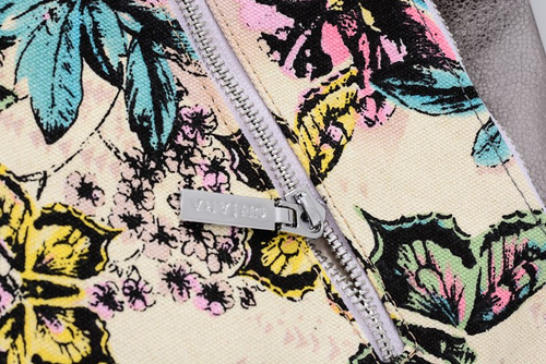 Duża Srebrna Torba Damska Shopper + Mniejsza Torebka