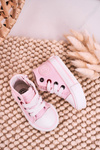 Dziecięce Wysokie Trampki Z Suwakiem BIG STAR HH374191 Różowe