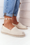 Espadryle Na Plecionej Podeszwie Big Star HH274501 Beżowe