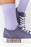 Damskie Trampki BIG STAR HH274114 Granatowe