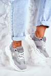 Damskie Sportowe Buty Sneakersy Big Star GG274211 Szare