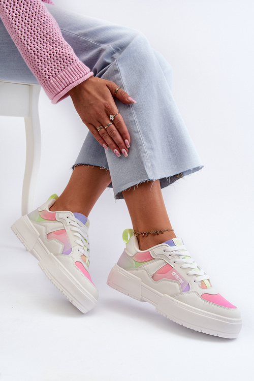 Sneakersy Damskie Big Star NN274359 Memory Foam System Multikolor