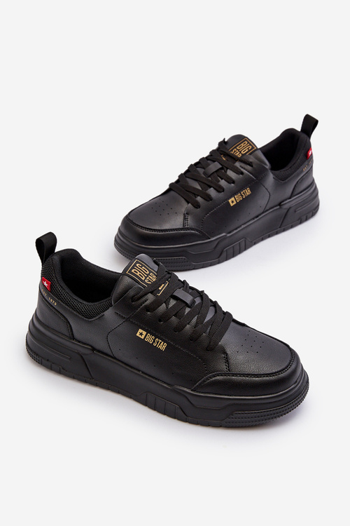 Sneakersy Męskie Memory Foam System Big Star NN174148 Czarne