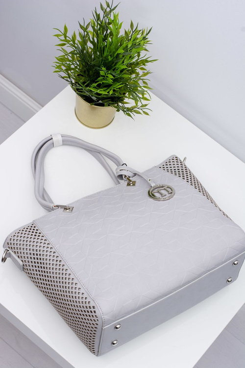 Monnari Szara Torebka Klasyczna Shopper