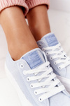 Damskie Tenisówki Na Platformie Lee Cooper LCW-21-31-0123L Niebieskie