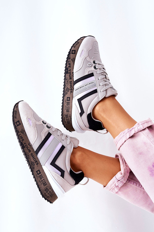 Damskie Sportowe Buty Big Star II274297 Szare