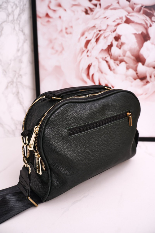 Torebka Listonoszka Kuferek LAURA BIAGGI Butelkowa Zieleń