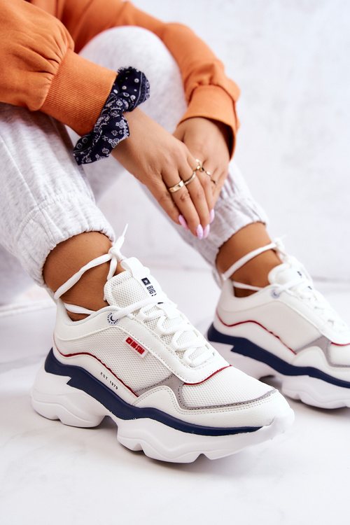 Damskie Buty Sportowe Big Star JJ274A116 Białe