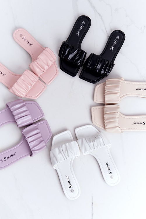 Damskie Klasyczne Klapki Fioletowe Looking Good